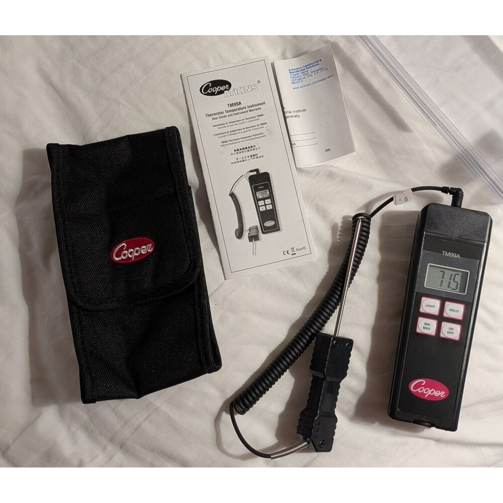 Cooper-Atkins TM99A Digital Thermistor Thermometer, Size 1075, NOB